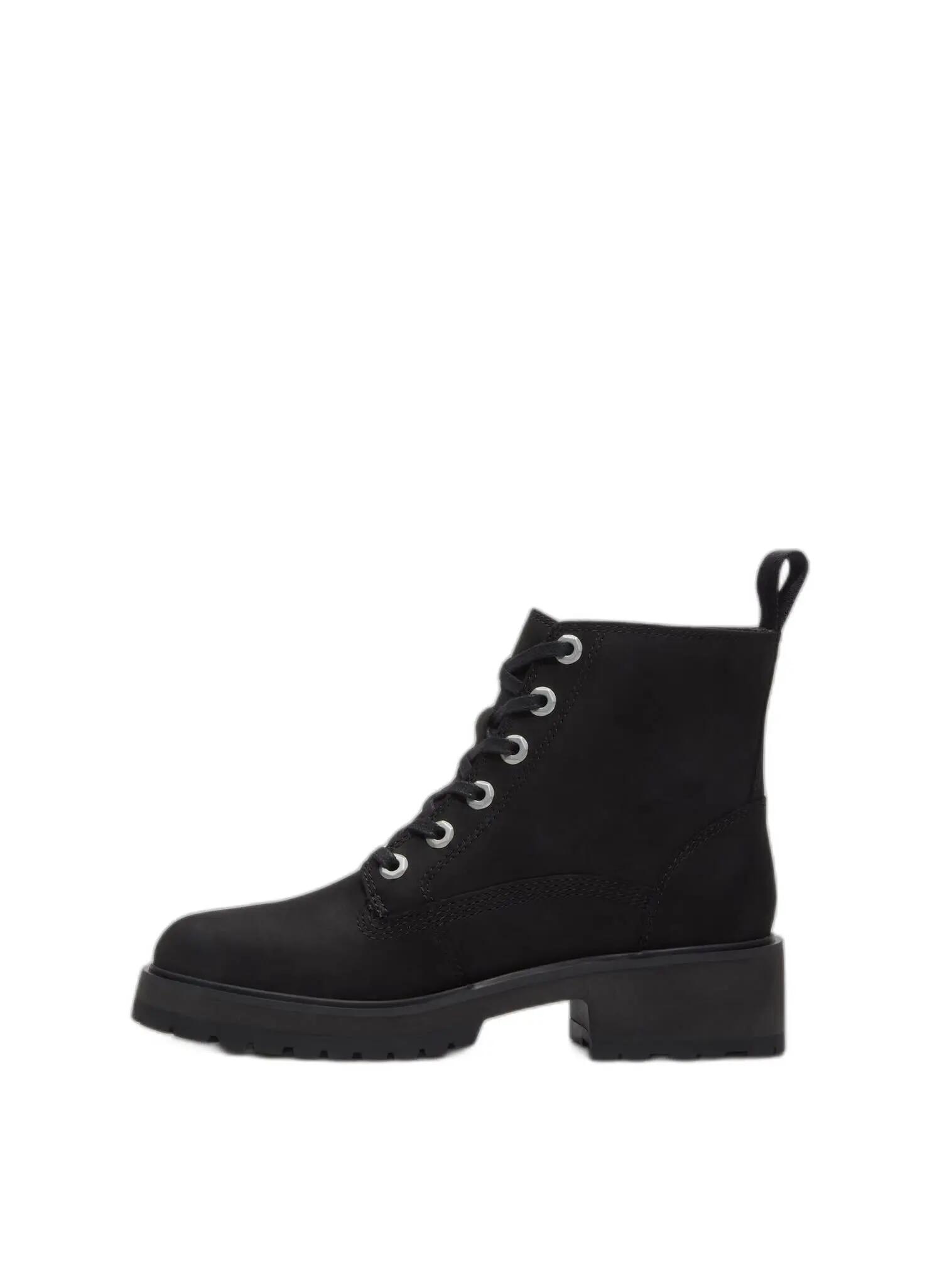 TIMBERLAND mid boots Carnaby Row - Women - Nubuck black 3/5