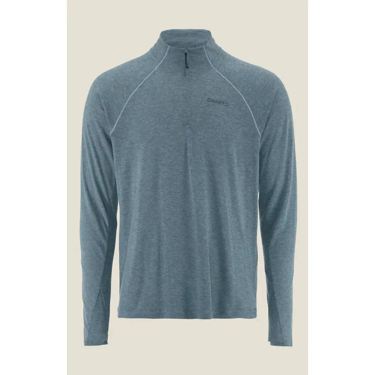 Bielizna termoaktywna z długim rękawem 1/2 zamek Craft Wool