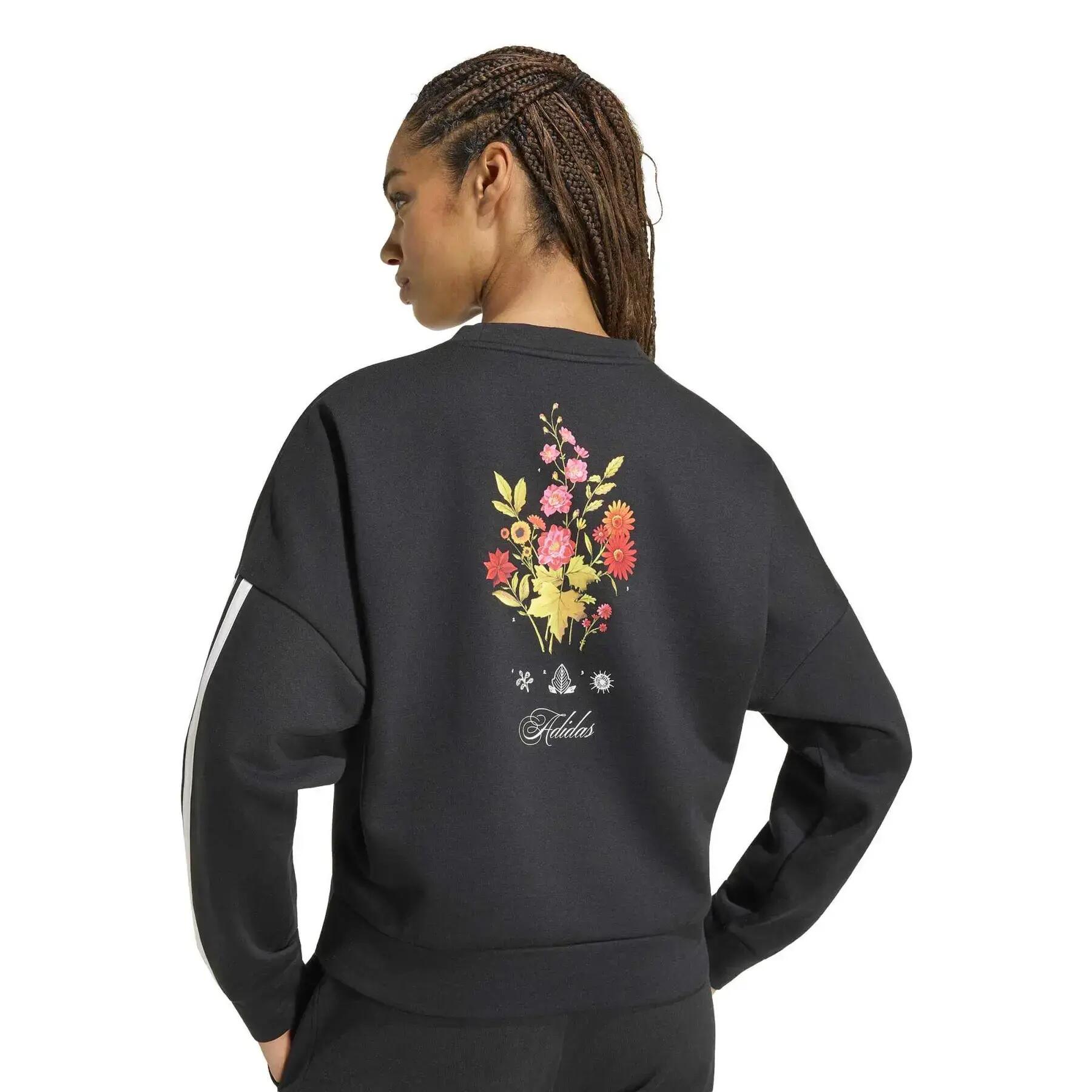 Sweatshirt femme adidas Floral 5/6
