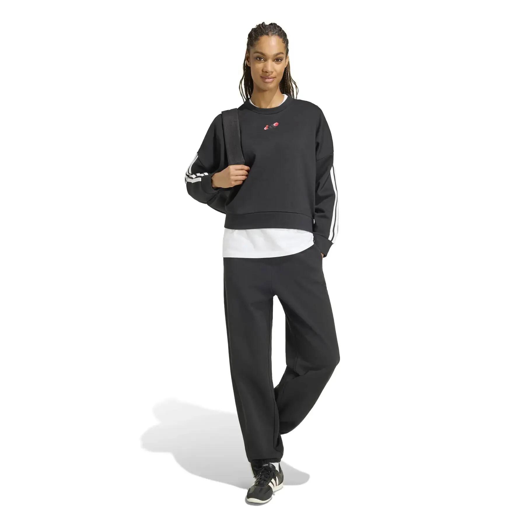 Sweatshirt femme adidas Floral 3/6