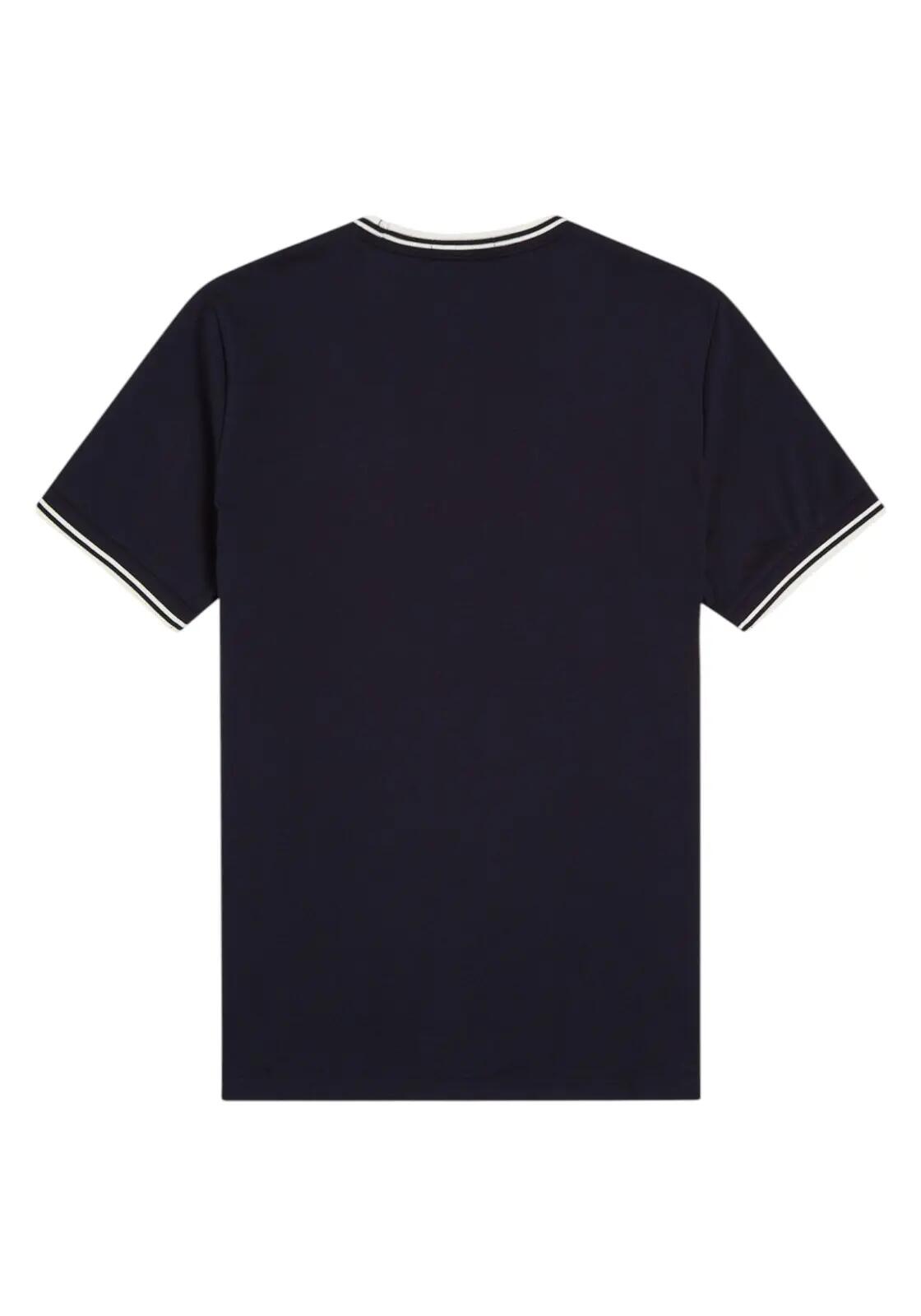 T-shirt de duas faixas Fred Perry 2/5