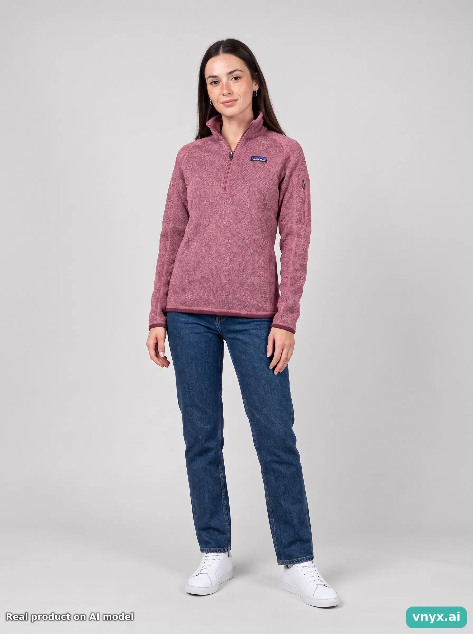 Second Life - Vintage Patagonia Mauve Sweater Women S 6/6