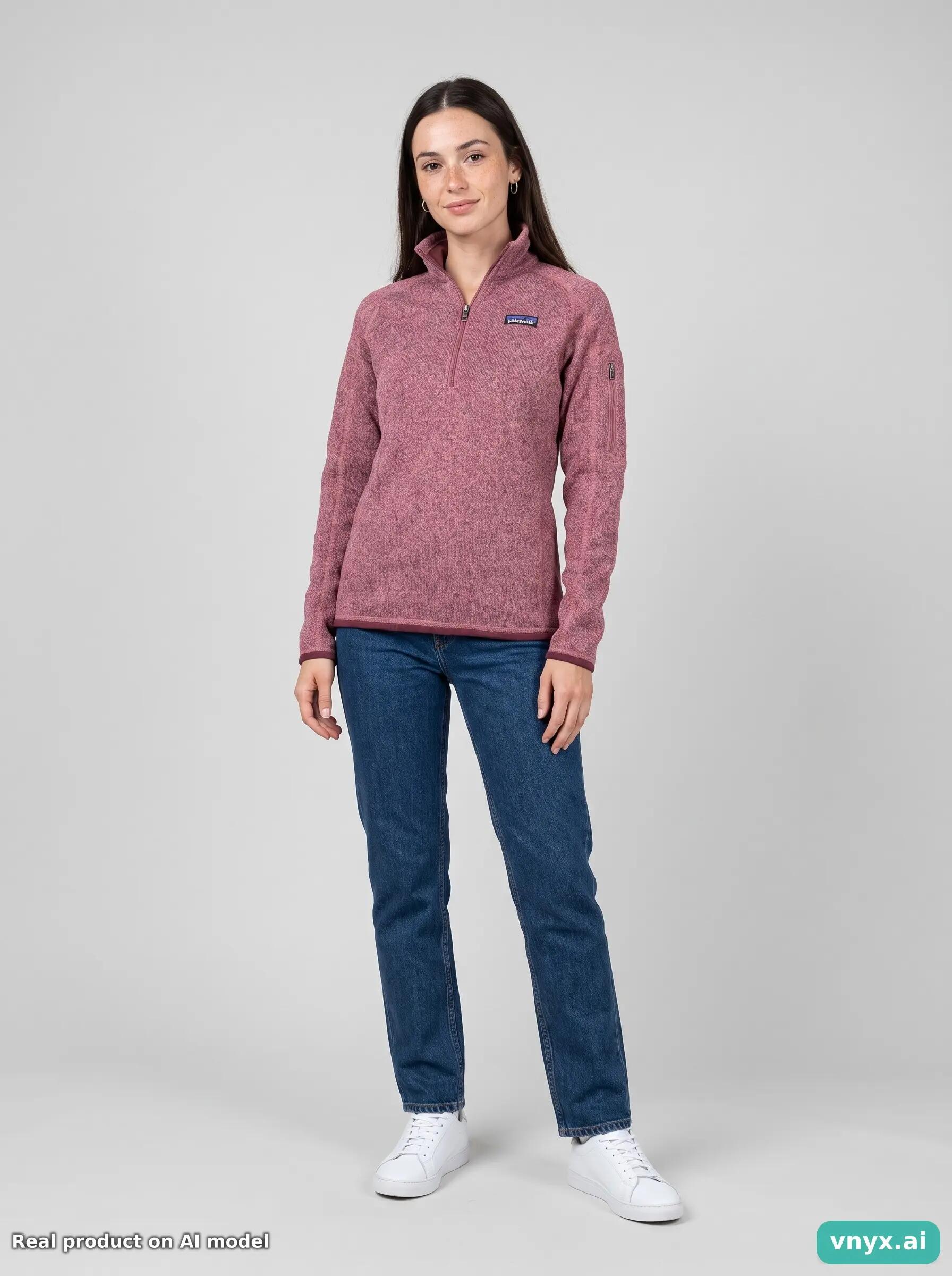 Second Life - Vintage Patagonia Mauve Sweater Women S 3/6