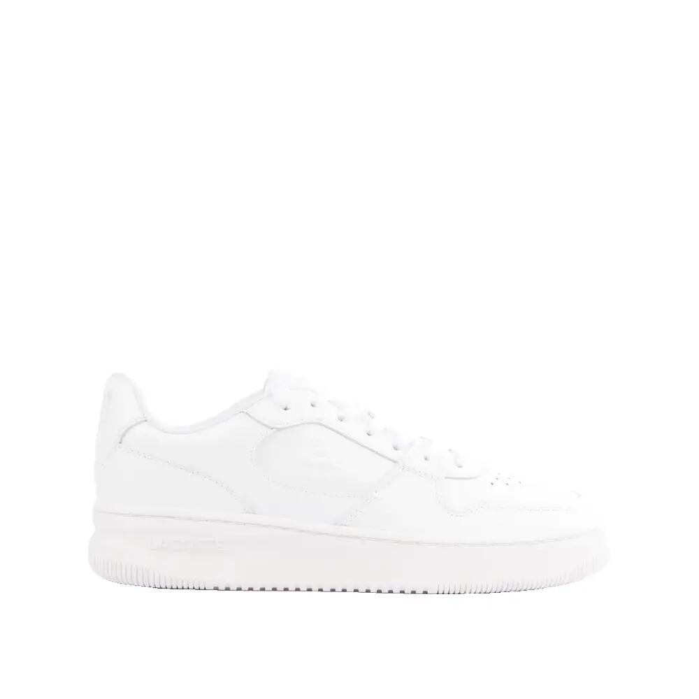 Lacoste L001 Leder Schuhe Weiß 1/8