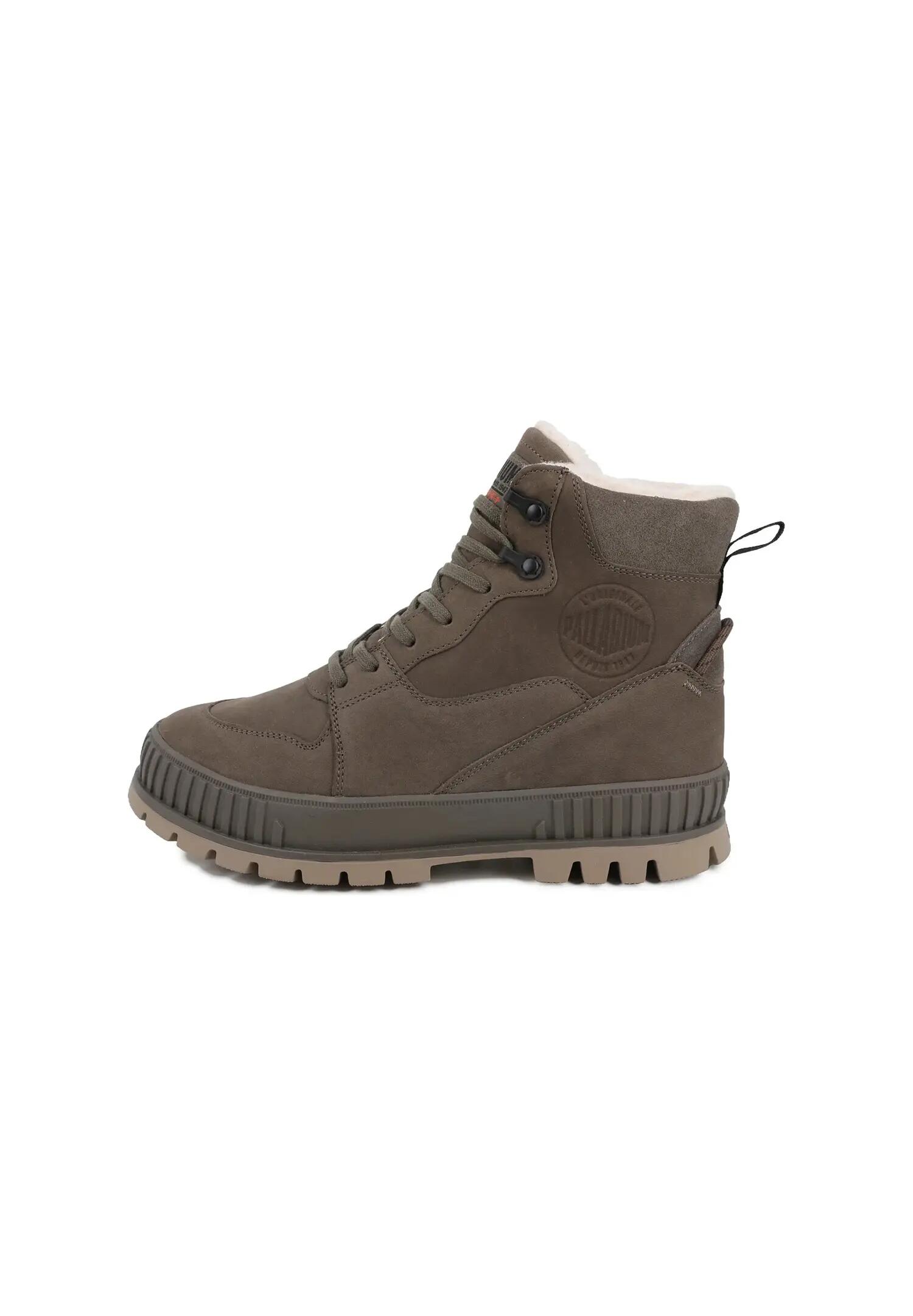 Palladium Unisex Pallashock Warm WP Leder Boots Major Brown 7/7