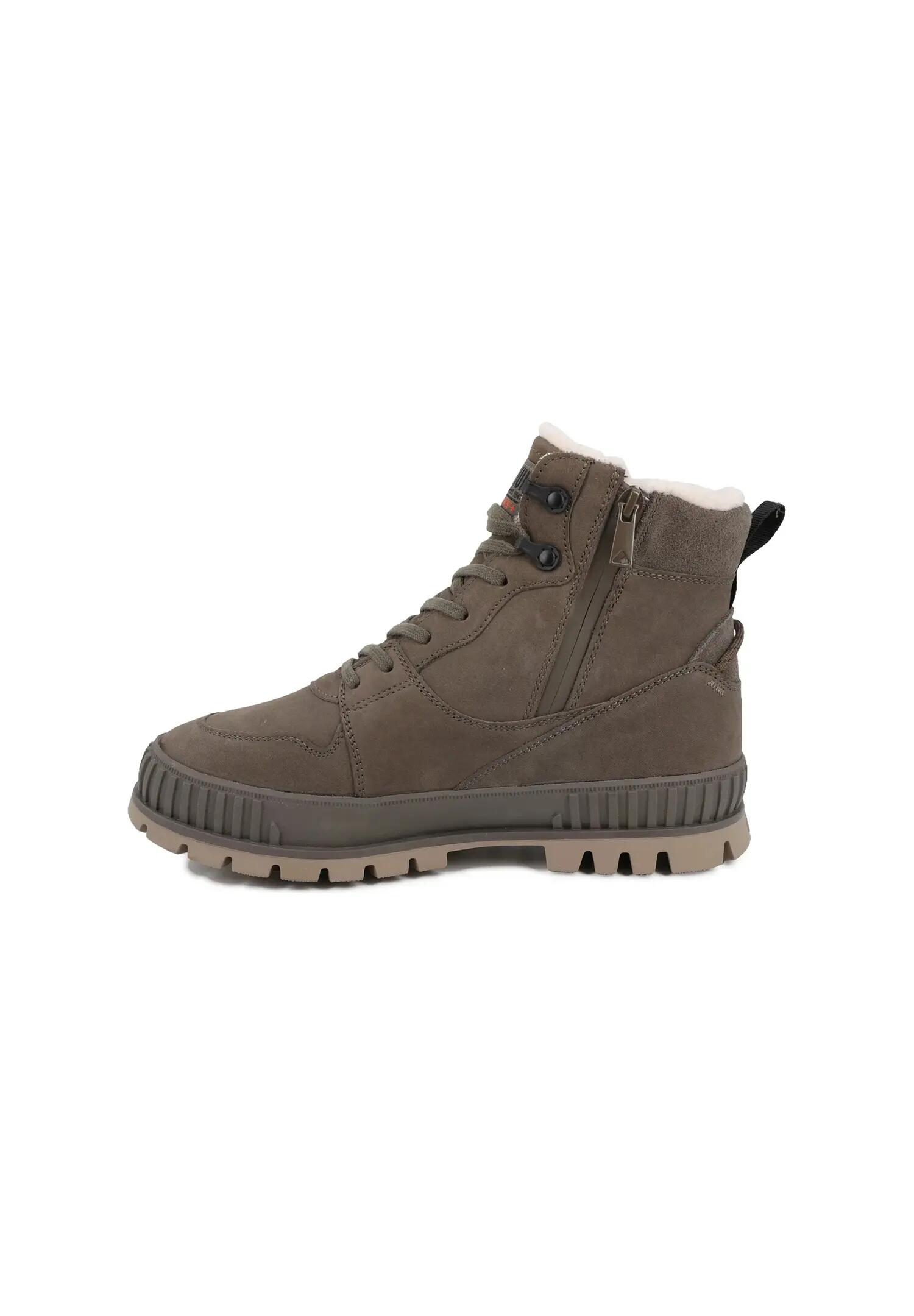 Palladium Unisex Pallashock Warm WP Leder Boots Major Brown 4/7
