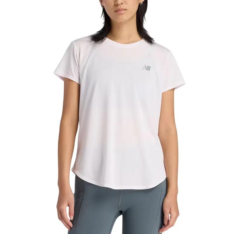 Tee-shirt Femme New Balance SPORT CORE HEATHER 2/5