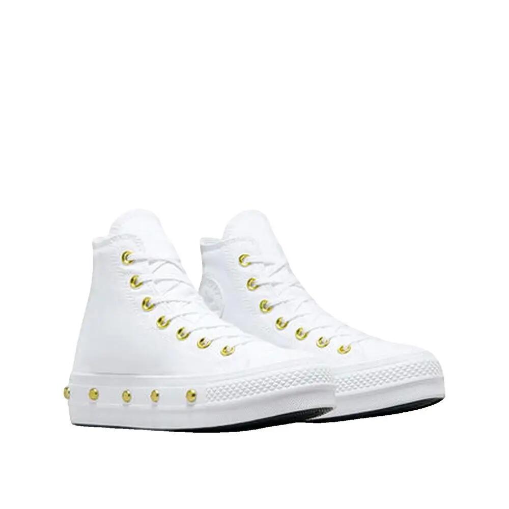Buty Converse Chuck Taylor All Star Lift Platform Star Studded Białe 3/3