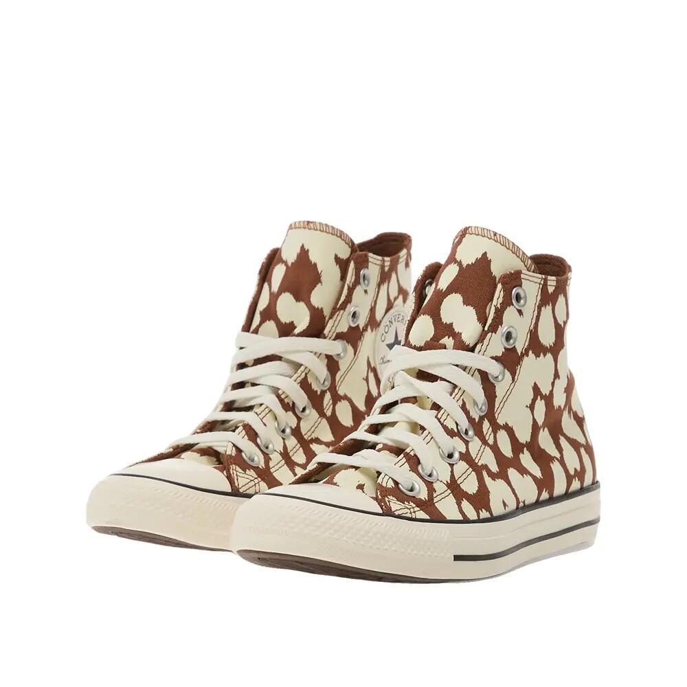 Chaussures Converse Chuck Taylor All Star imprimé vache Blanc/Marron 6/6