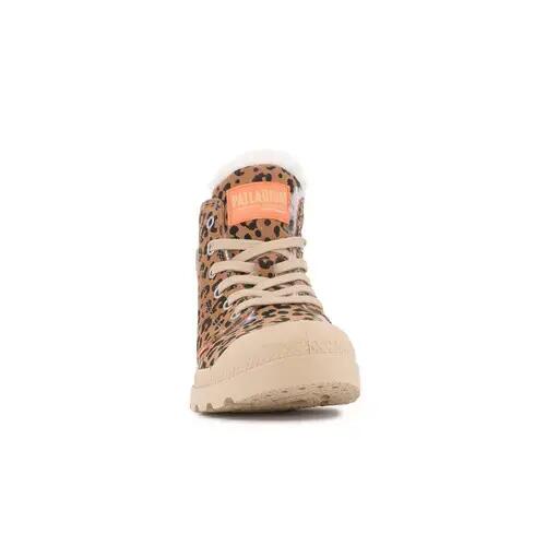 Damen Sneaker mit Reißverschluss Palladium Pampa HI WL Leo 4/5