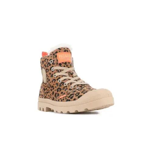Damen Sneaker mit Reißverschluss Palladium Pampa HI WL Leo 3/5