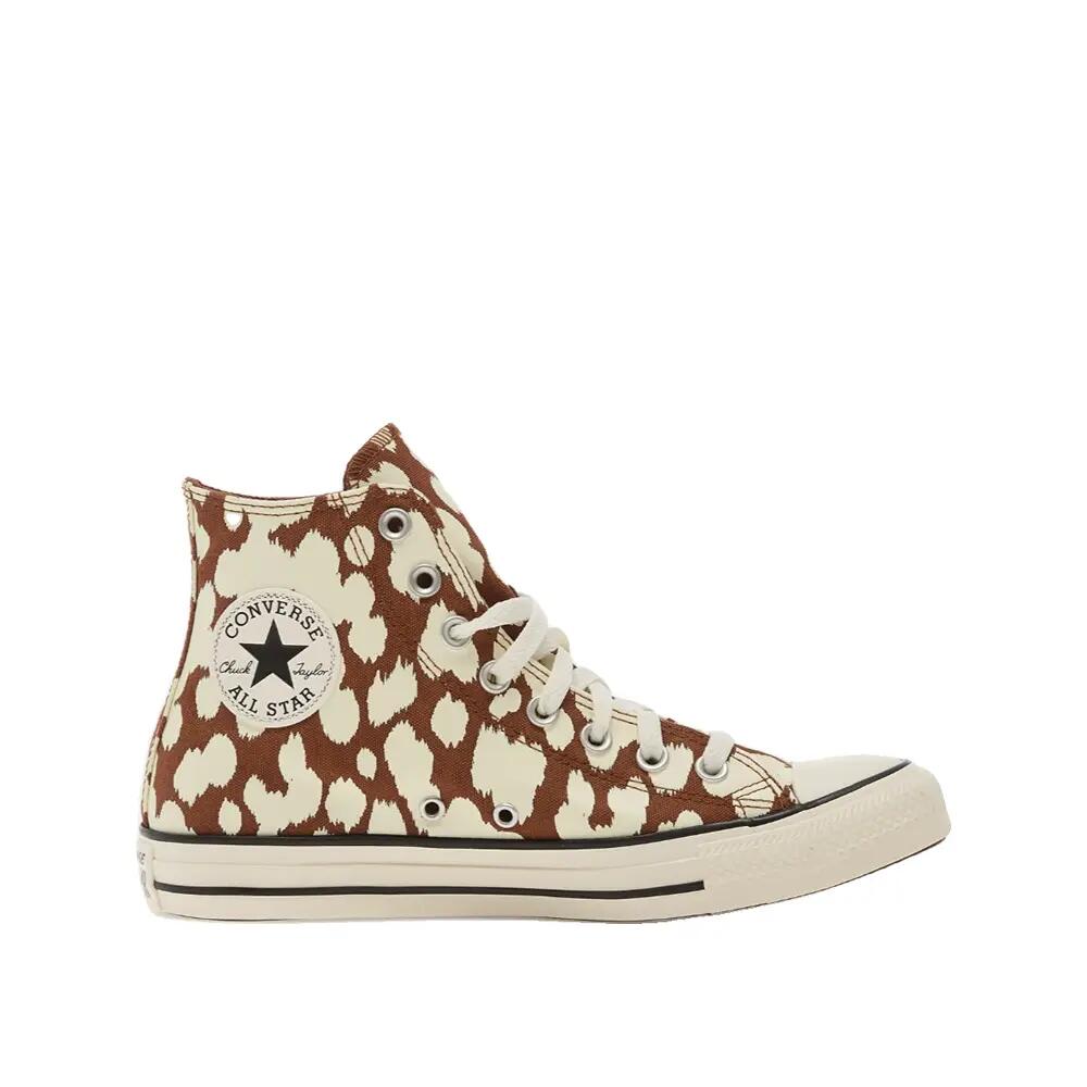 Chaussures Converse Chuck Taylor All Star imprimé vache Blanc/Marron 3/6