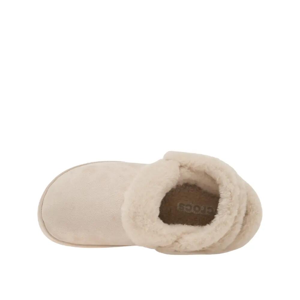 Sabots Crocs Clássico Inesquecível Camurça Vegetal Castanho 3/6