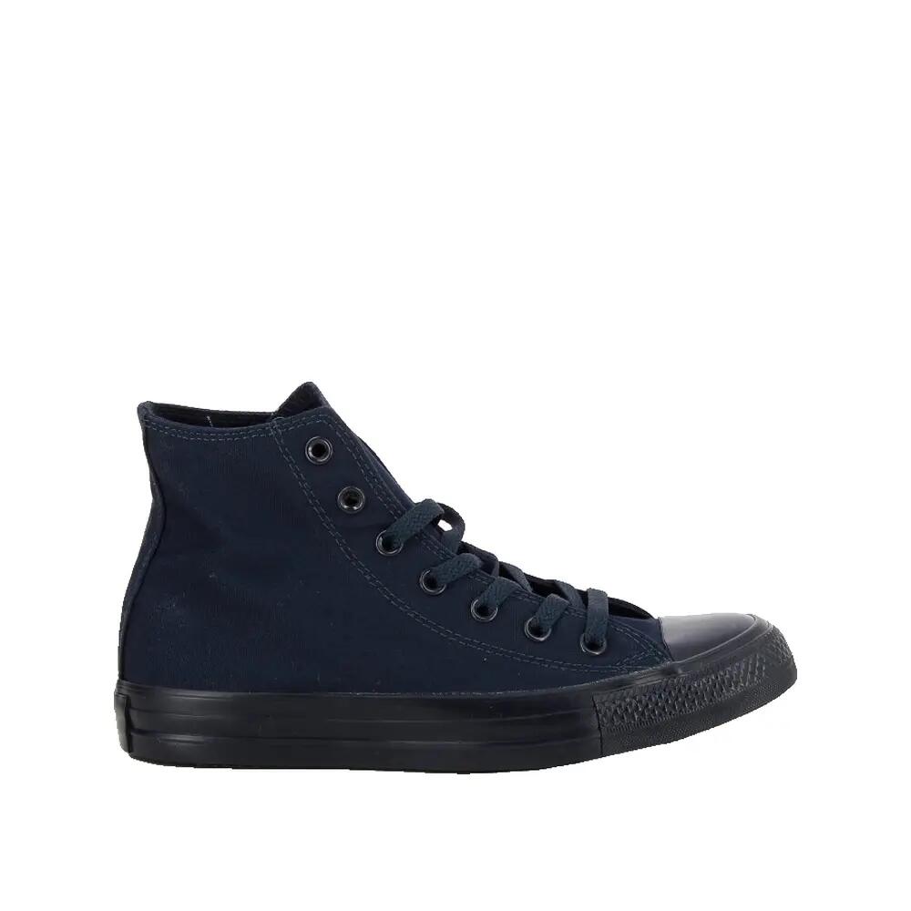 Chaussures Converse CT All Star Canvas Hi Monochrome Bleu 3/4