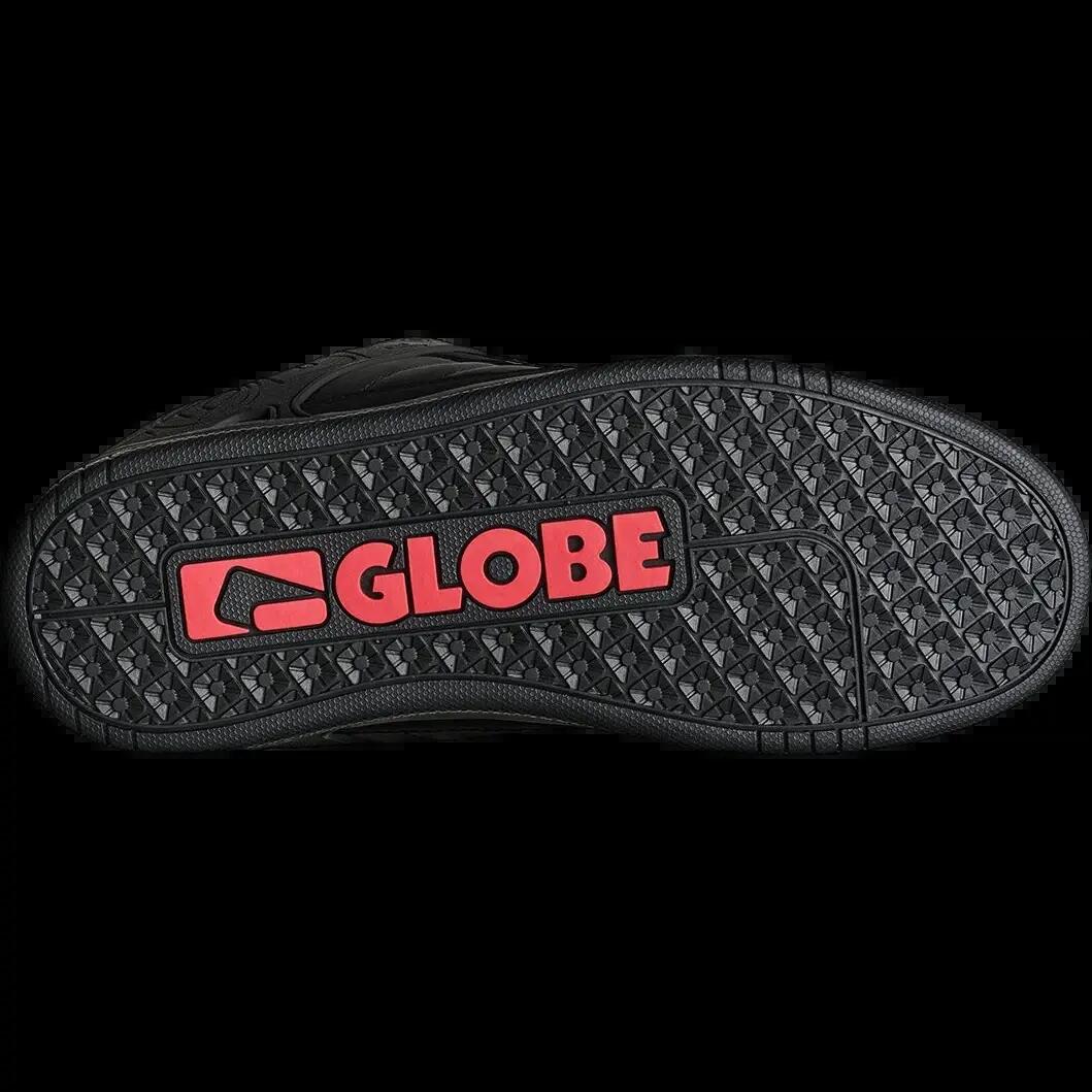Sapatilhas de skate Globe Tilt Preto Vermelho 3/4