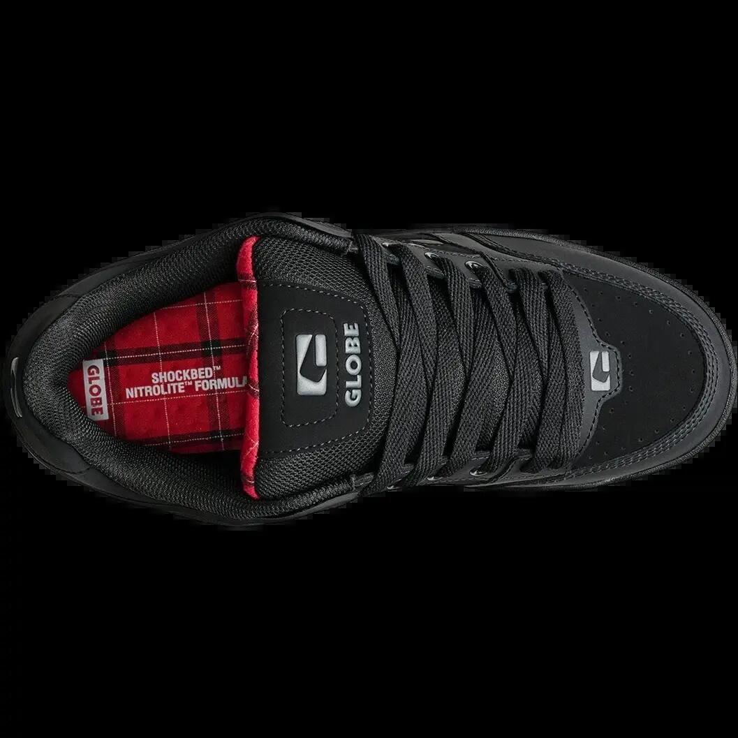 Sapatilhas de skate Globe Tilt Preto Vermelho 2/4