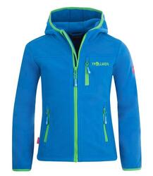 Veste polaire enfant Stavangar coupe-vent azur/bleu marine
