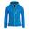 Veste polaire Stavangar pour enfants Imperméable au vent Bleu moyen / Vert clair
