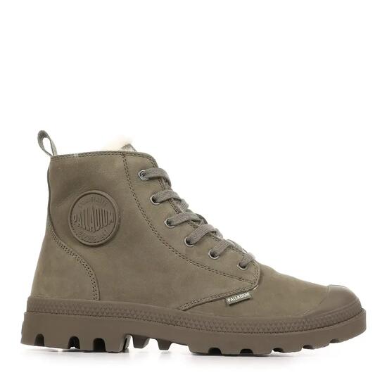 Męskie - Palladium Pampa Hi Zip Wl - 05982-257-M - Brązowy