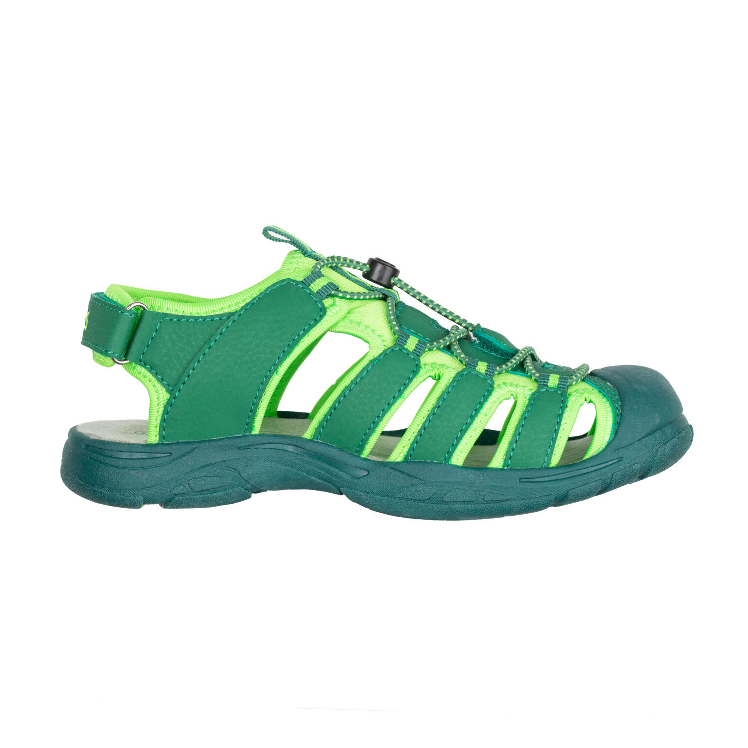 Sandale enfant Kvalvika vert foncé / vert clair 2/4