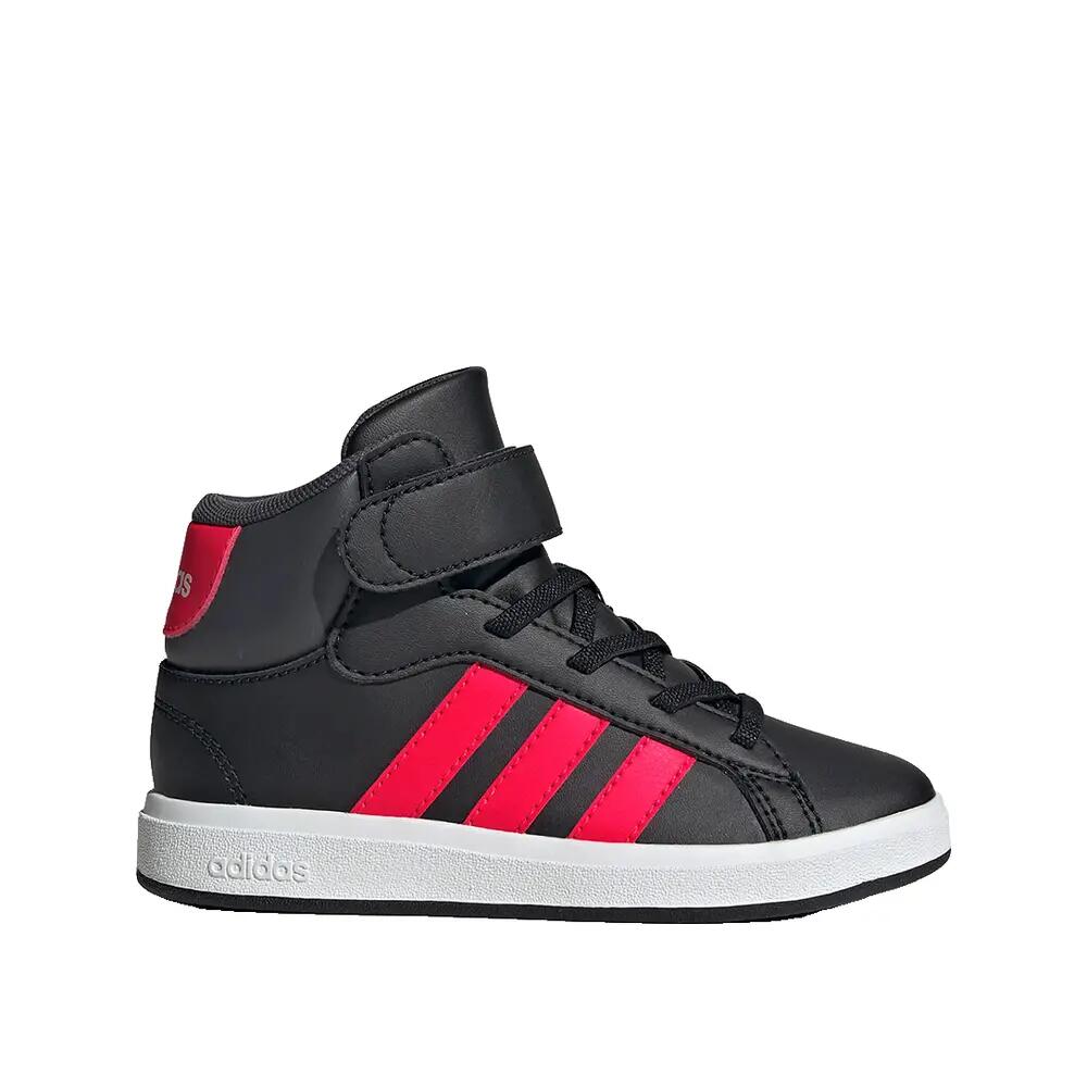 Zapatillas adidas Grand Court Niño Negro/Rojo/Gris 1/9