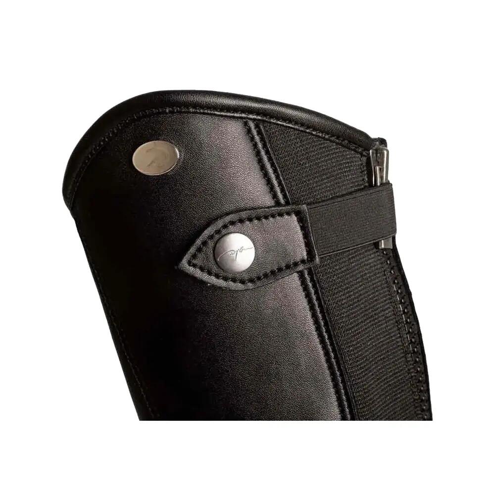 Mini chaps Dyon Pro en cuir synthétique Noir 3/4