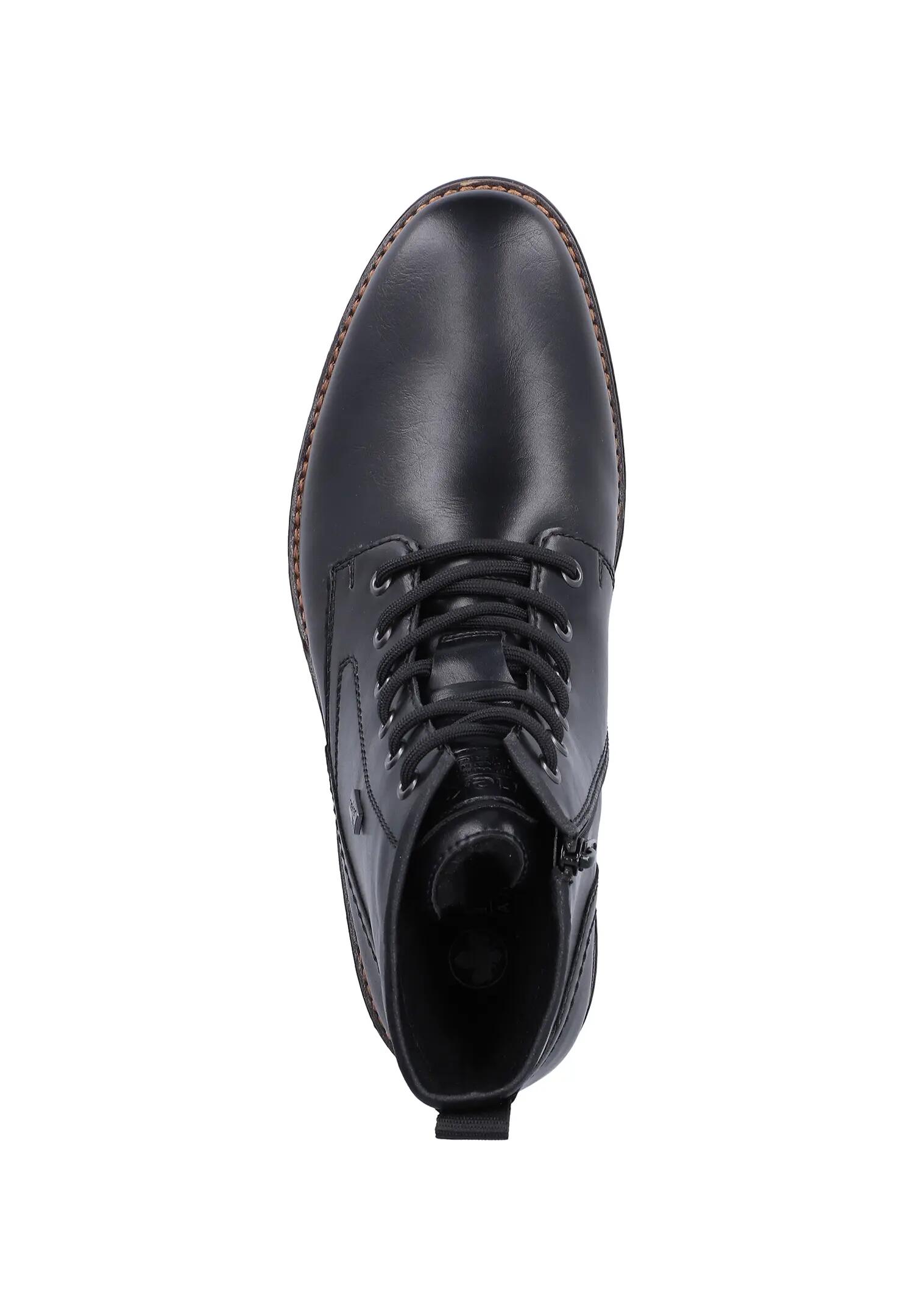 Rieker Herren Schnürstiefelette Schnürboots 14631-00 Schwarz 3/7