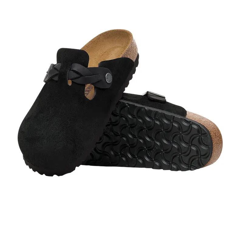 Birkenstock Boston Suede Braid Chinelos Homem Estreito 6/7