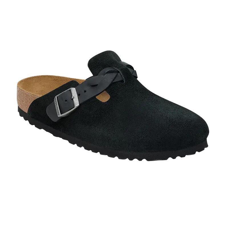 Birkenstock Boston Suede Braid Chinelos Homem Estreito 3/7