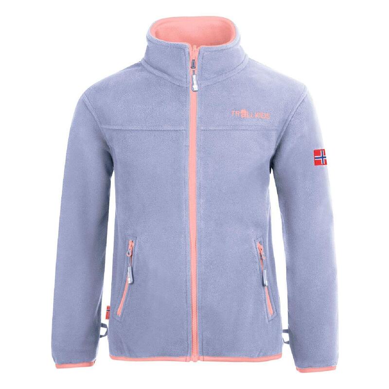 Kinder Fleece Jacke Oppdal XT Lavender/Aprikose