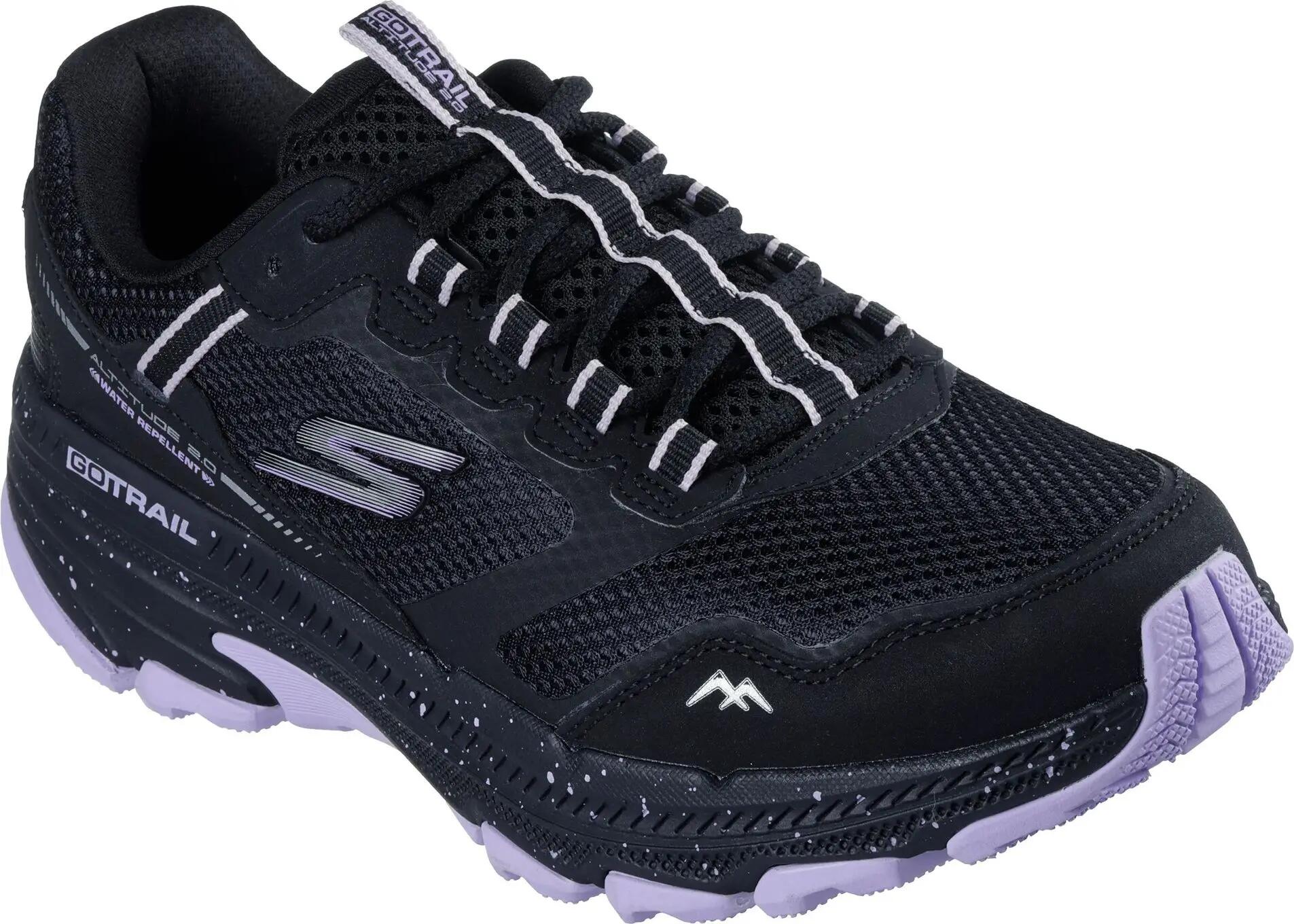 Skechers Go Run Trail Altitude 2.0 Ravine trailschoenen, zwart/paars, dames 5/5