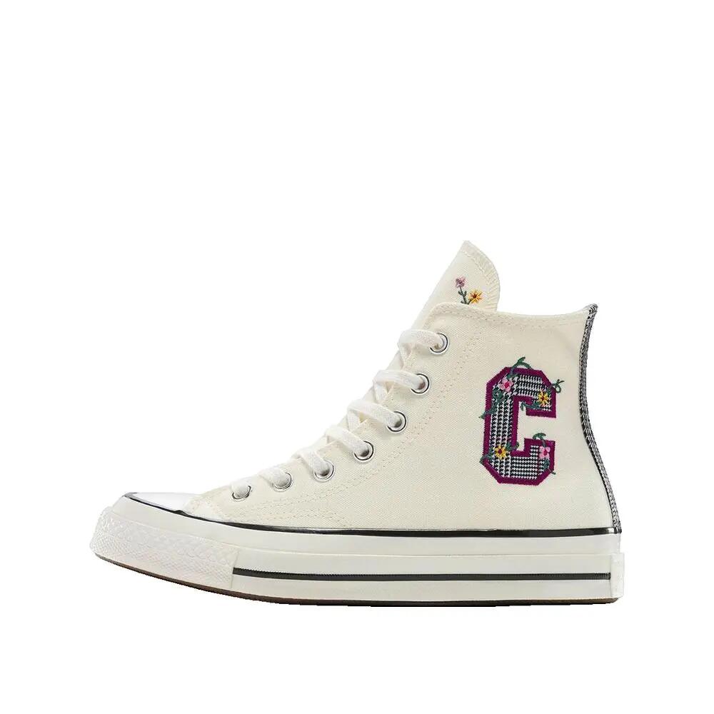 Chaussures Converse Chuck 70 Varsity Vines Écru 2/3