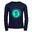 Kinder Longsleeve Pointillism Marineblau/Minze