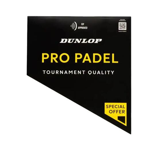 Balles de padel Dunlop Pro Padel Jaune