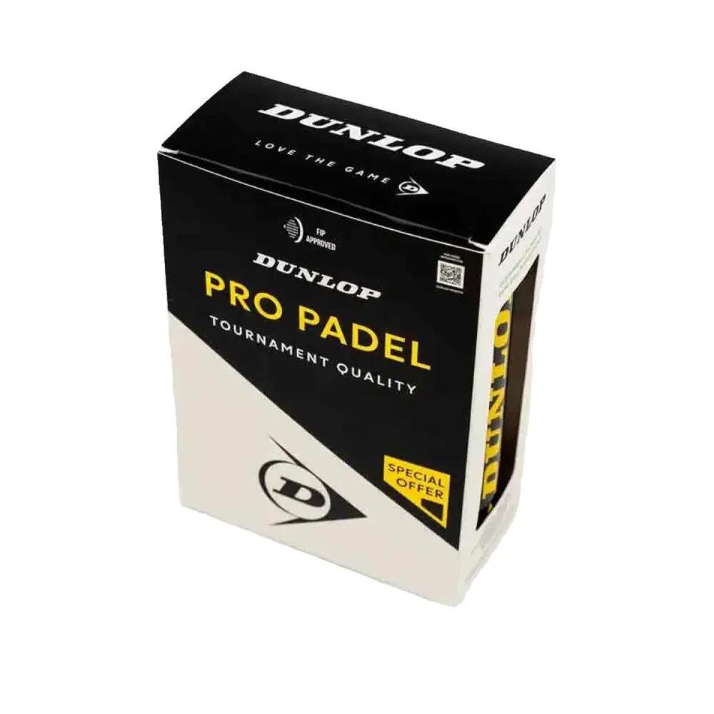 Balles de padel Dunlop Pro Padel Jaune 3/5