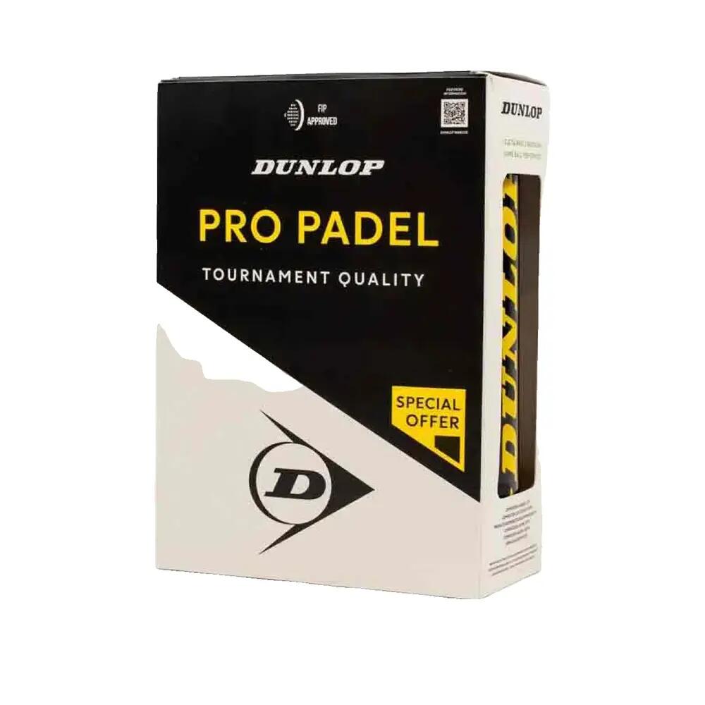 Balles de padel Dunlop Pro Padel Jaune 2/5