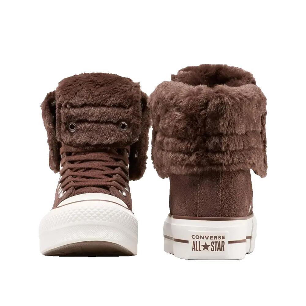 Buty Converse Chuck Taylor All Star Fold-Over Lift Platform Marron 3/8