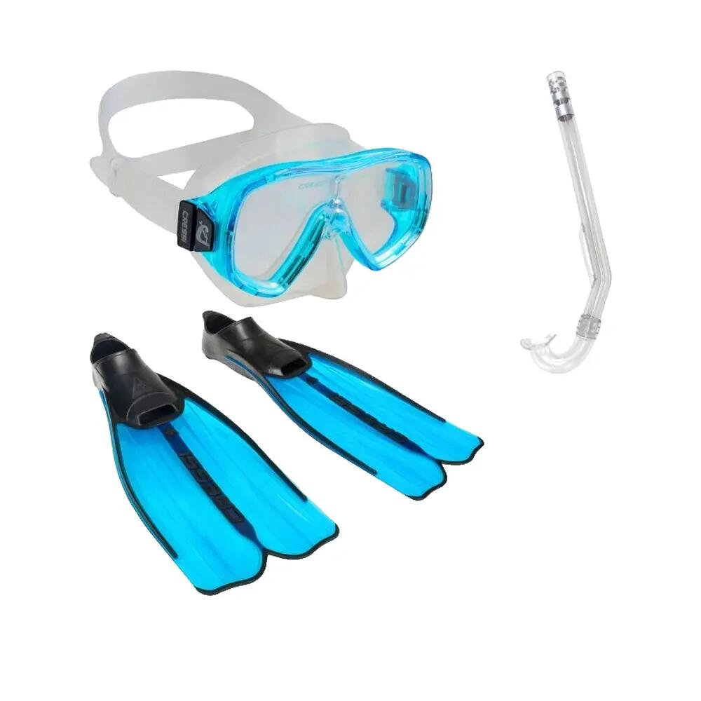 Set de snorkeling Cressi Rondinella com máscara Onda e tubo Gringo 2/3