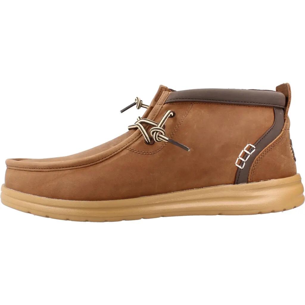 Buty HEY DUDE HD45161 WALLY MID GRIPR LEATHER Brązowy 2/5