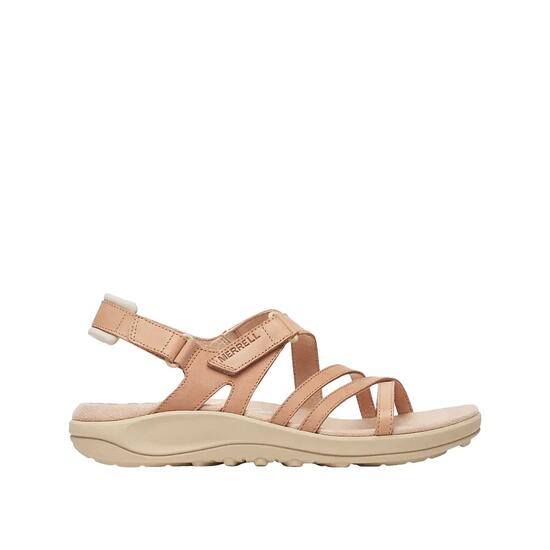 Sandalen Merrell Harbor Backstrap Damen Leder Tan Rosa