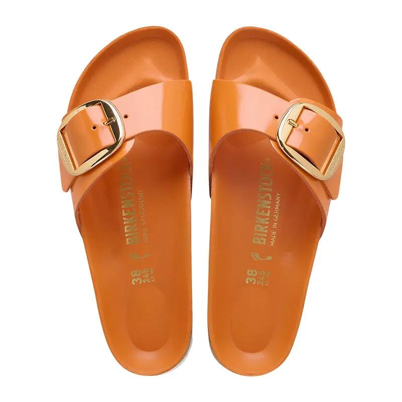 Sandale Femme Birkenstock MADRID BIG BUCKLE CUIR étroite 5/7