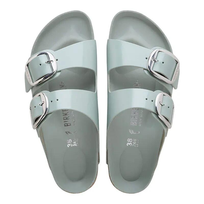 Sandalias Birkenstock Arizona Big Buckle de Piel Nobuck para Mujer 5/7