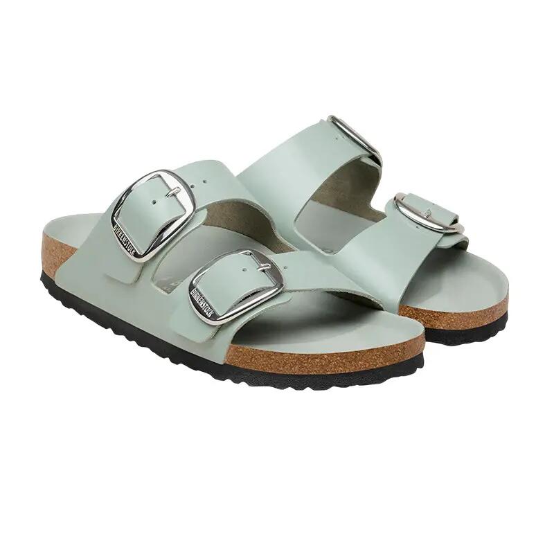 Sandalias Birkenstock Arizona Big Buckle de Piel Nobuck para Mujer 4/7