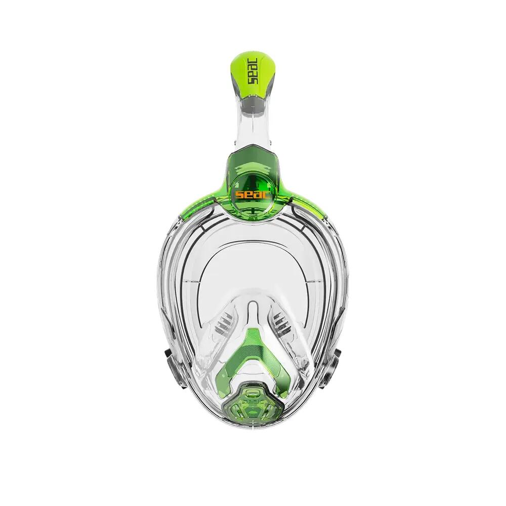 Seac Libera Kids Snorkelling Mask Transparent/Lime 3/4