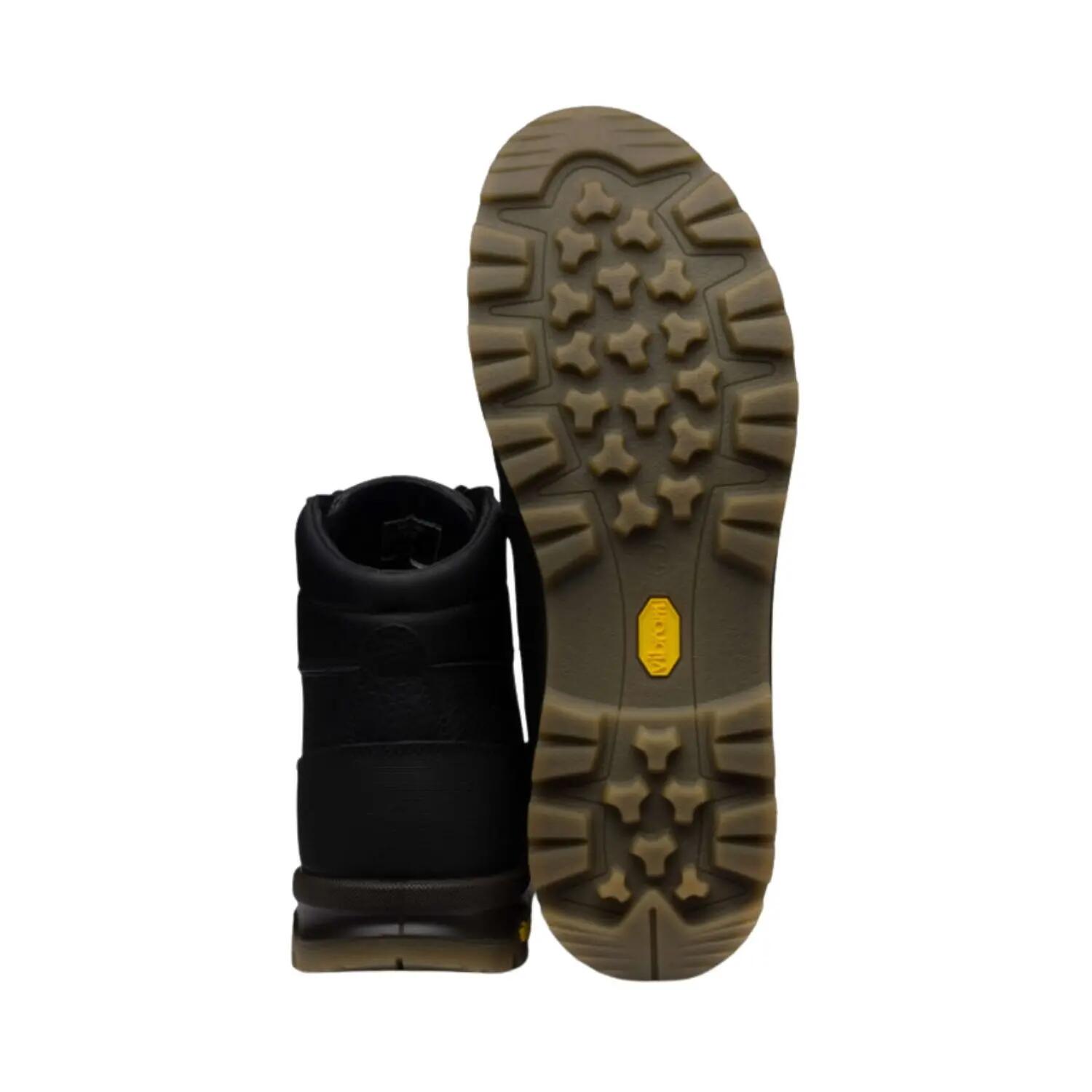 Buty męskie Grisport trekkingowe skórzane Spo-tex Vibram czarne 3/4