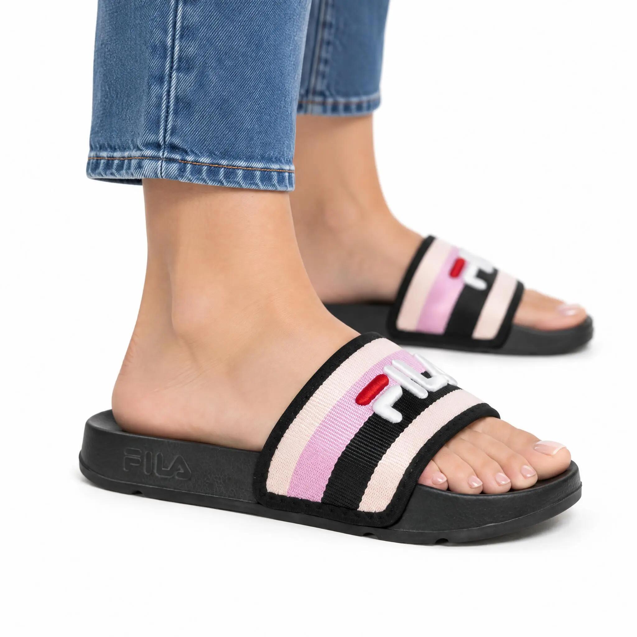 Klapki damskie sportowe Fila MORRO BAY STRIPES SLIPPER WMN 5/5
