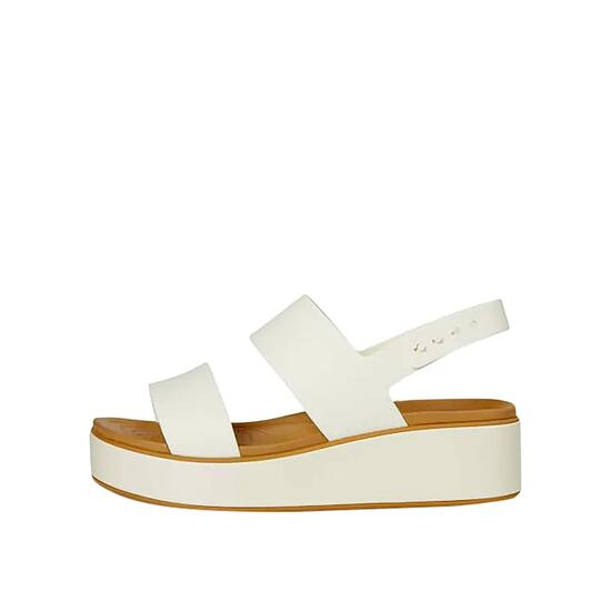Sandalias Crocs Brooklyn Wrap Low Beige