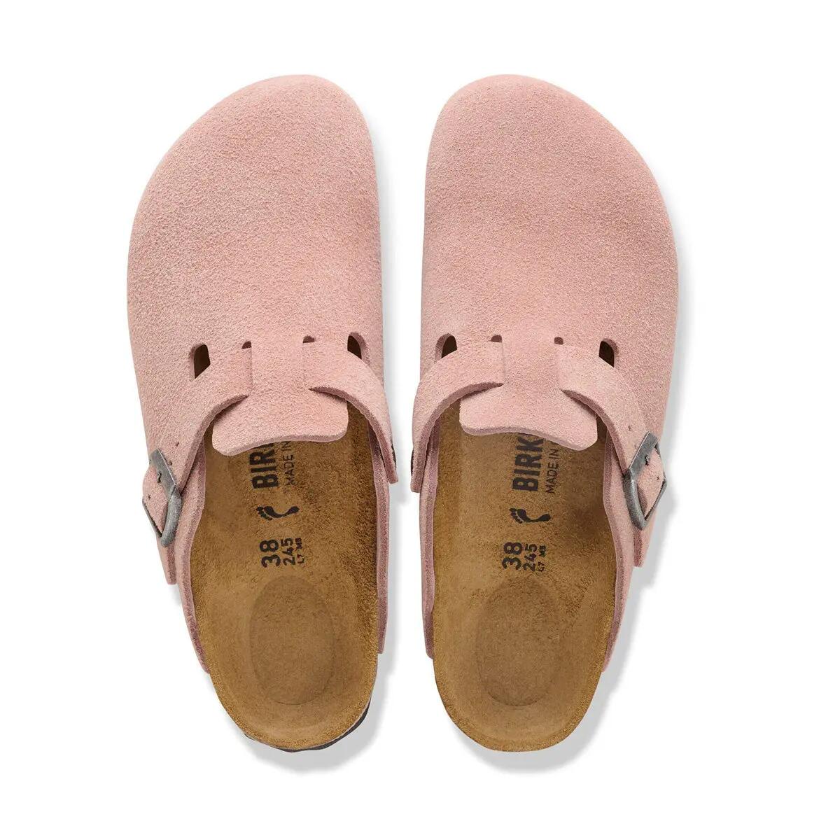 Chausson Femme Birkenstock BOSTON RIVETS SUEDE étroite | Decathlon