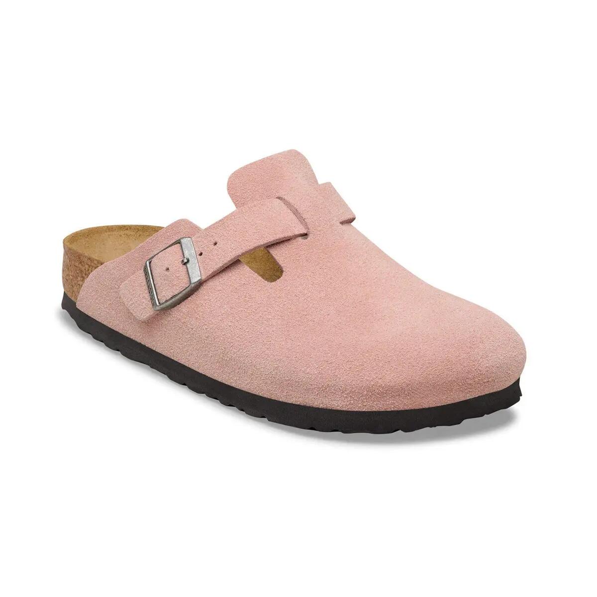 Chausson Femme Birkenstock BOSTON RIVETS SUEDE étroite | Decathlon