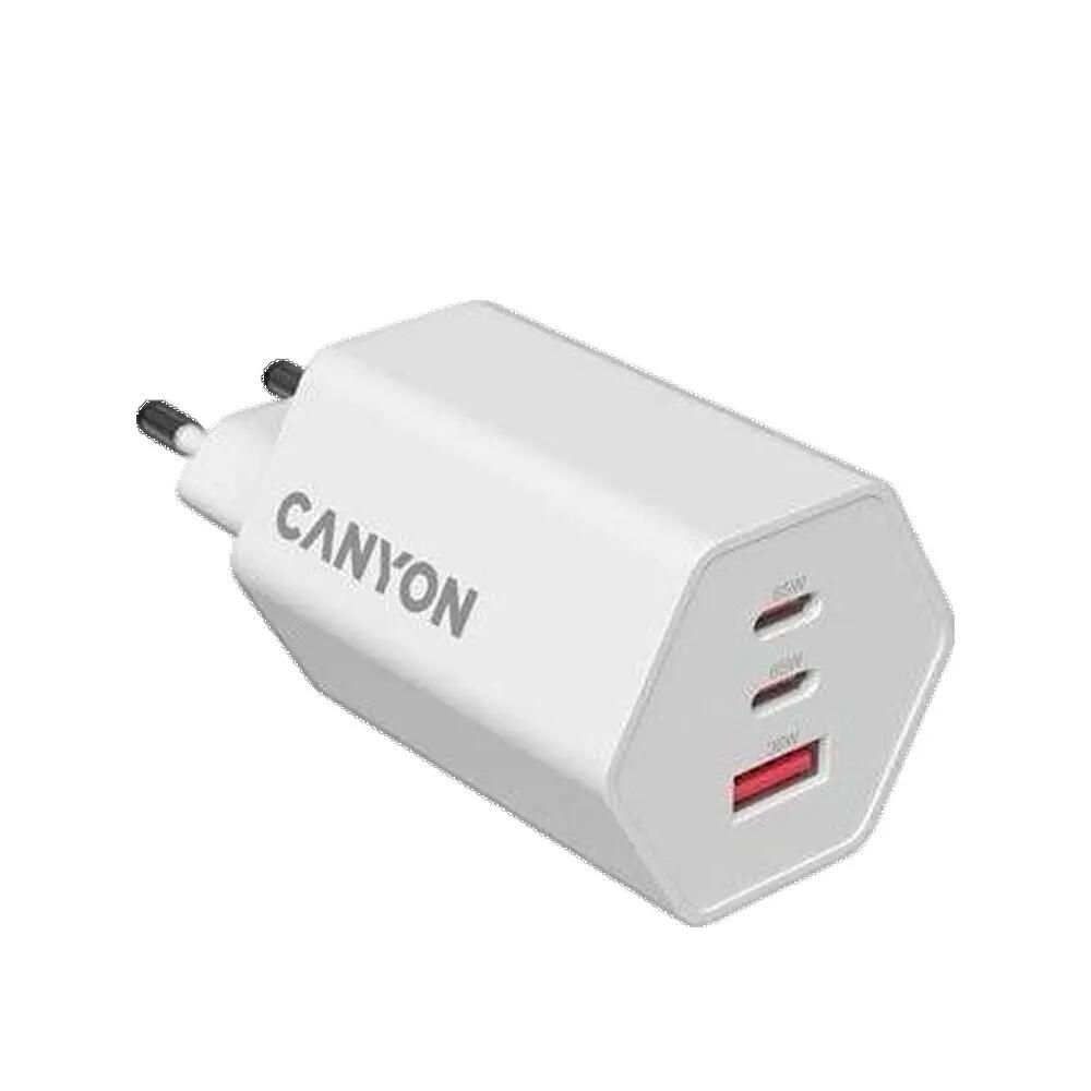 Canyon HEXAGON 65 GaN 65W 2xPD 1xQC Charger White 2/2